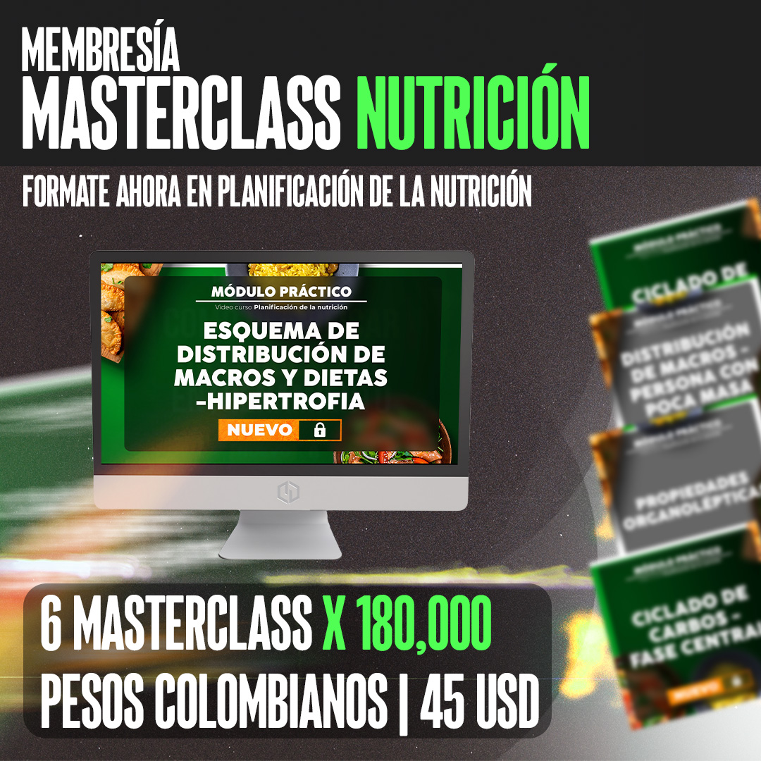 Membresía Masterclass de Nutrición