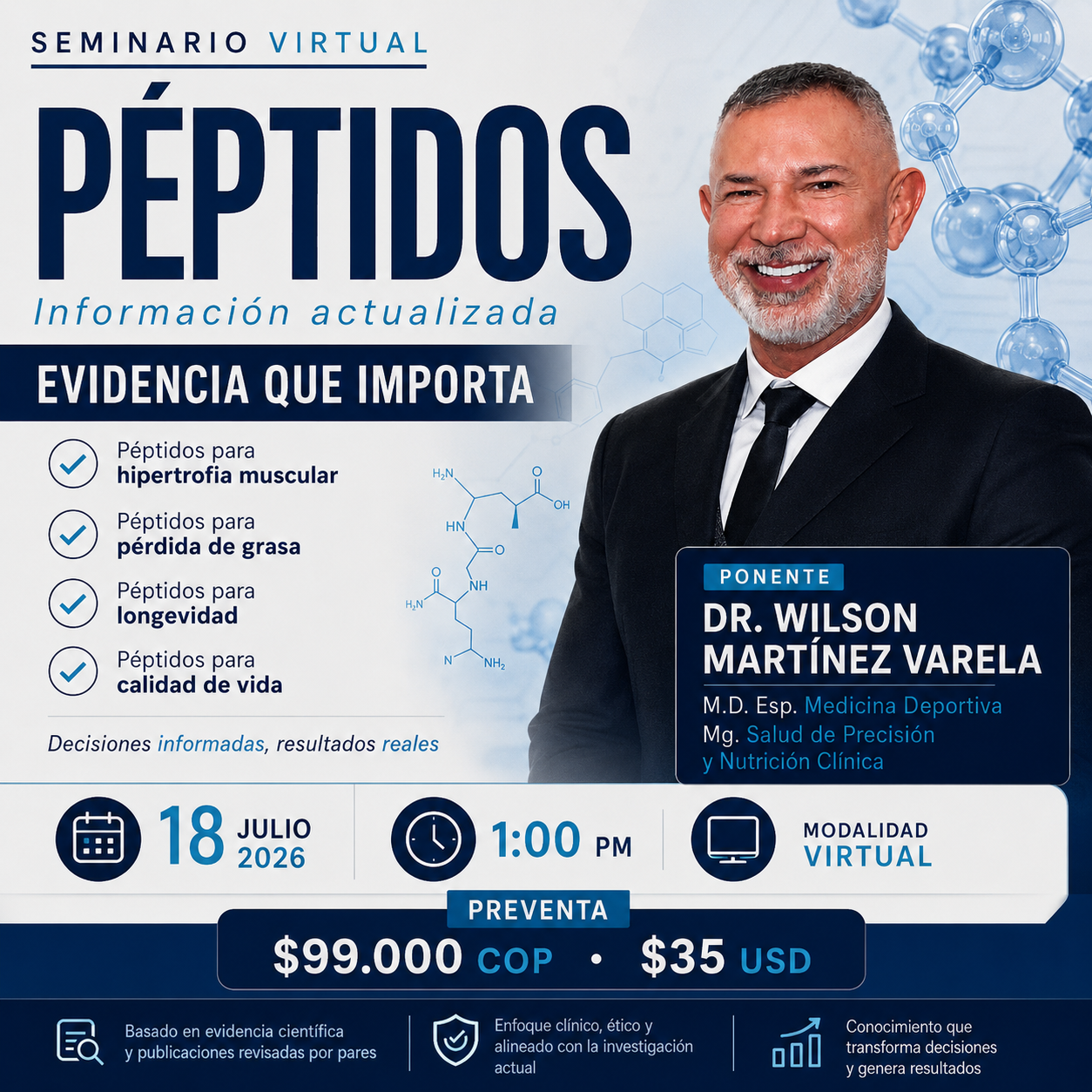 Seminario Virtual Peptidos - 25 de Julio